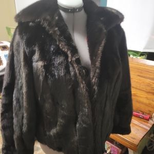 Tissoval France Fur coat size med.Last day of listing!!